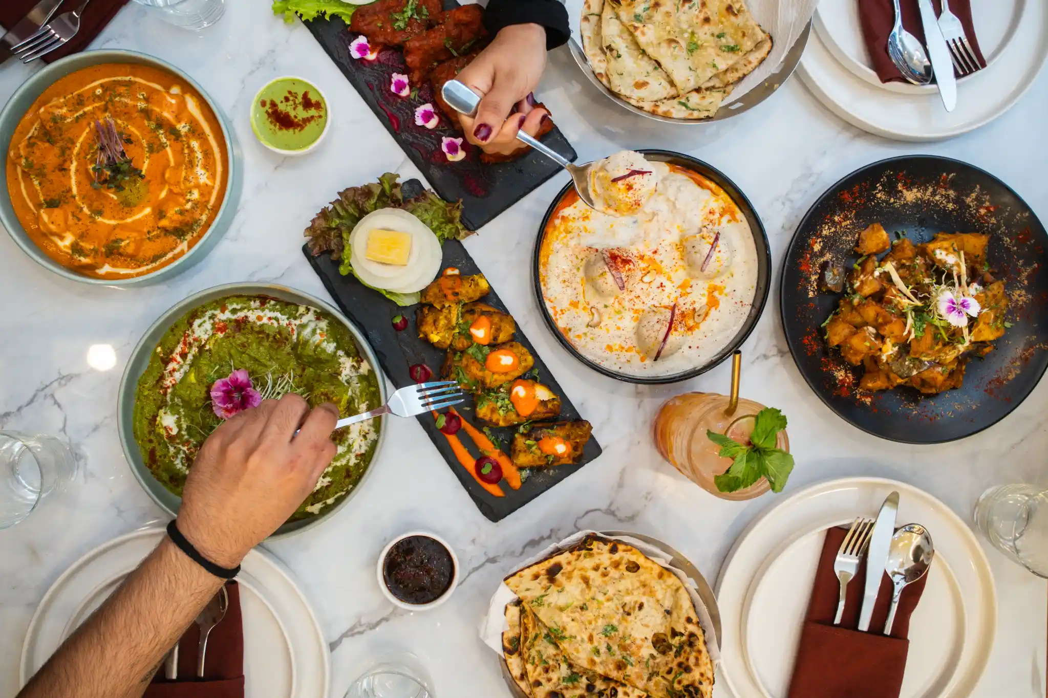 Restaurant food photography example